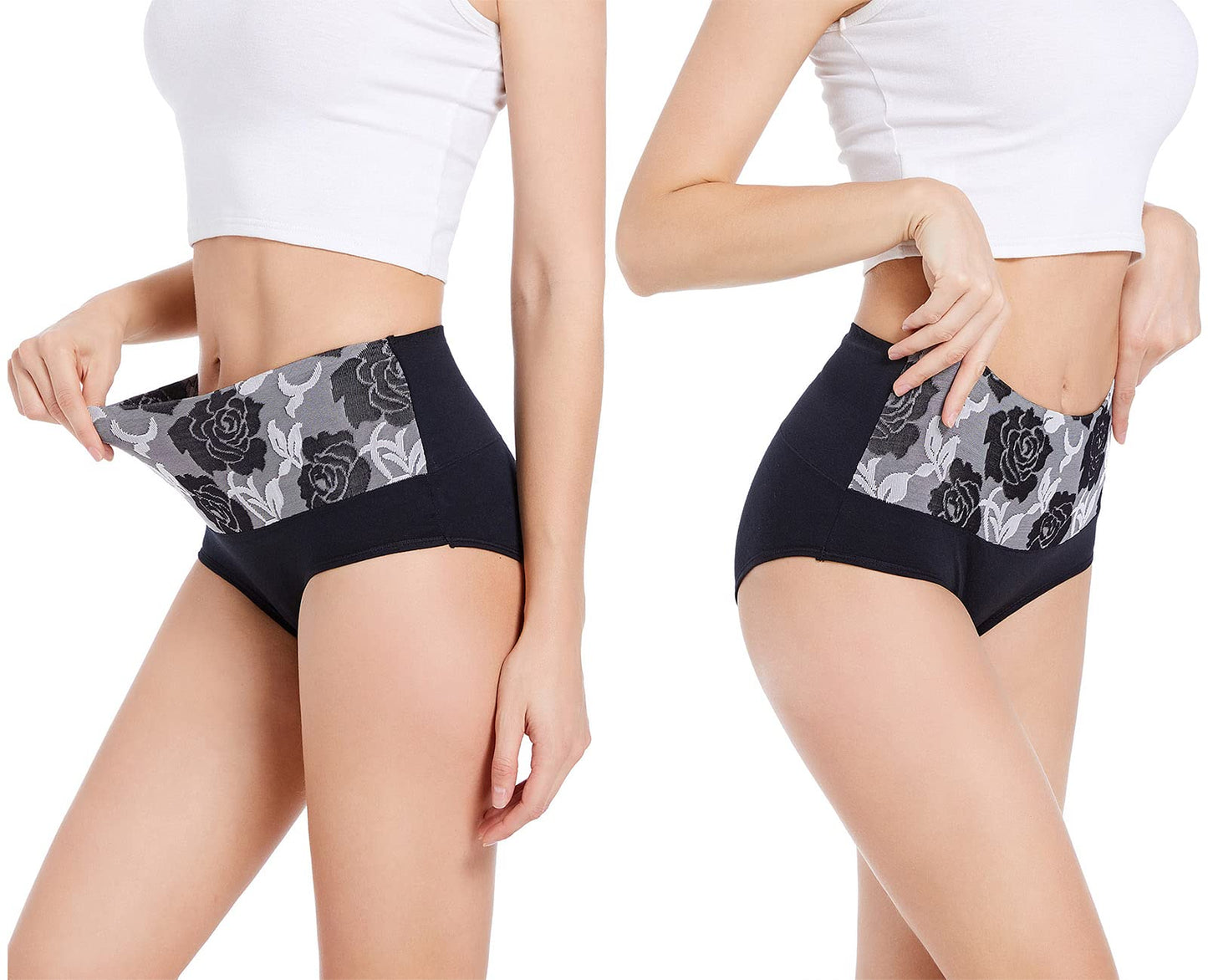 Buy 5 Get 5 Free Cotton Tummy Control Underwear