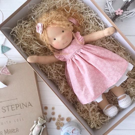 Jcpnneys - The Best Gift for Kids-Handmade Waldorf Doll👧