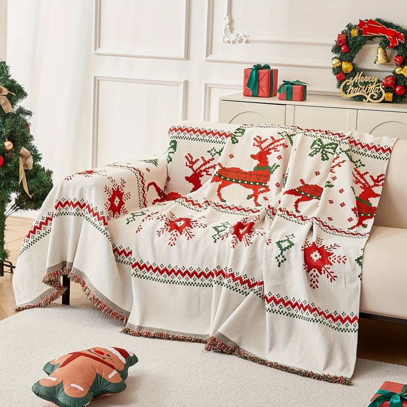 Jcpnneys - christmas themed sofa cover