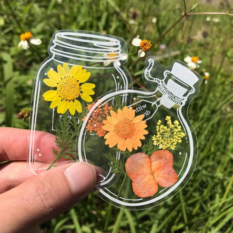 💐Collect Spring 💐-Dried Flower Bookmark Set