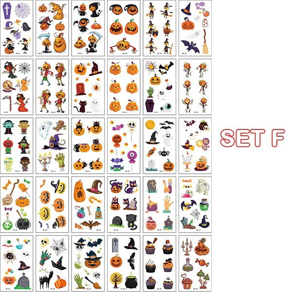 🔥Halloween's hottest items - Halloween prank makeup temporary tattoo