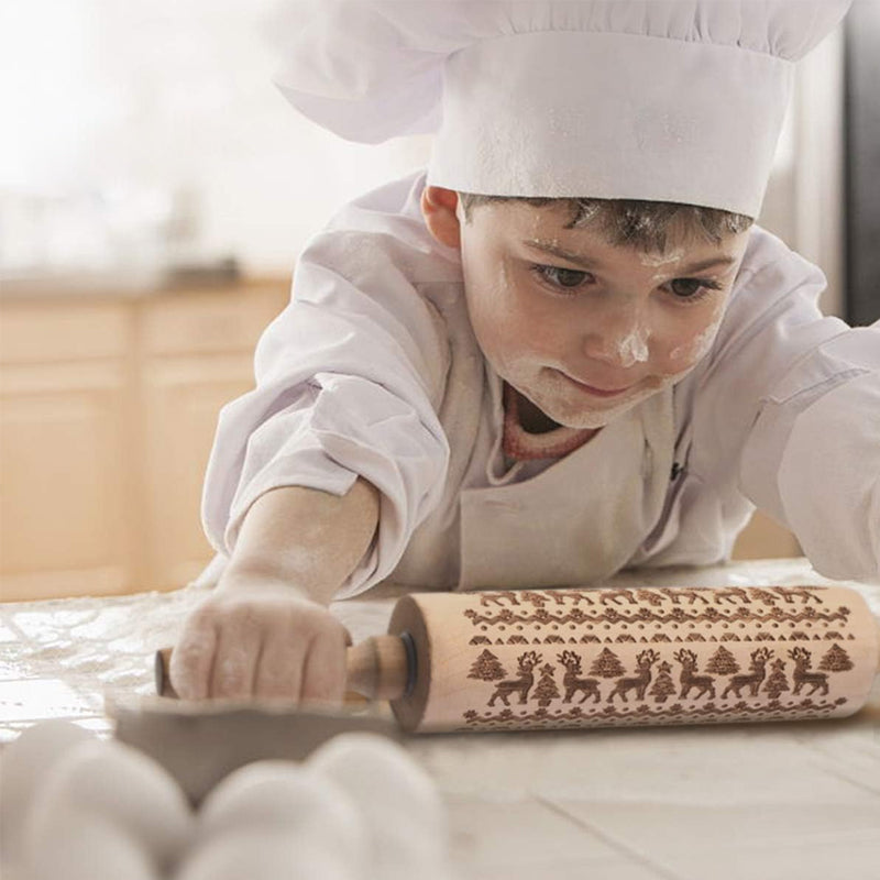 Jcpnneys - Christmas Wooden Rolling Pins