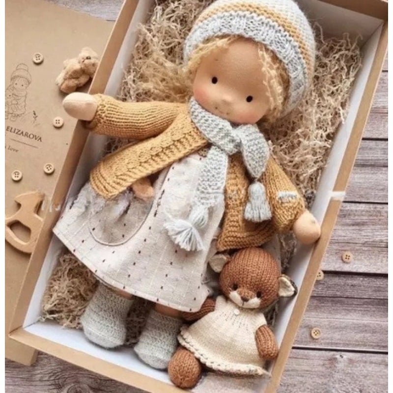 Jcpnneys - The Best Gift for Kids-Handmade Waldorf Doll👧