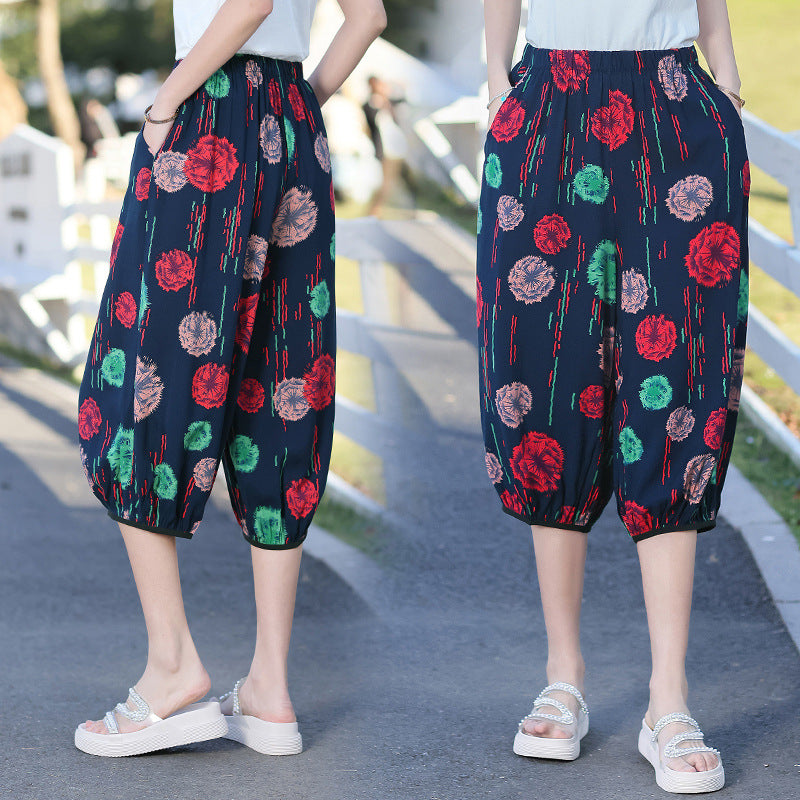 Women's casual beach pants bloomers