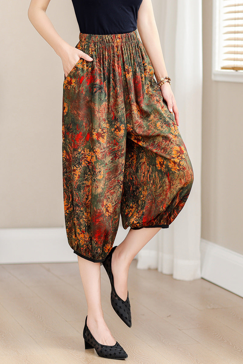 Women's casual beach pants bloomers