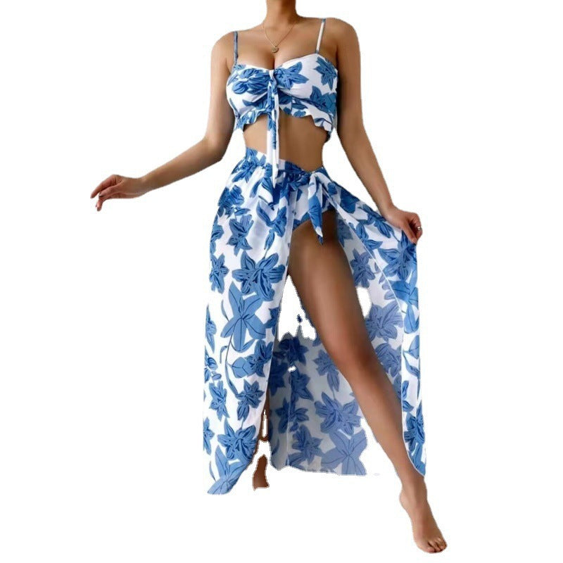 2025 Bikini Three-piece Maxi Swimsuit