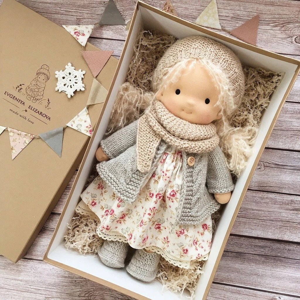 Jcpnneys - The Best Gift for Kids-Handmade Waldorf Doll👧