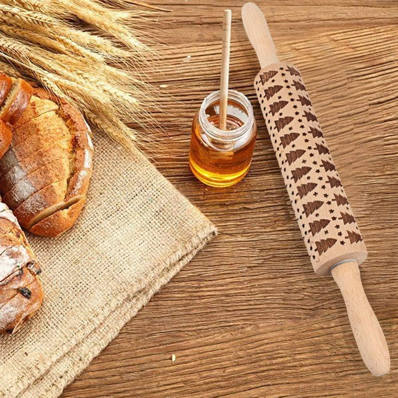 Jcpnneys - Christmas Wooden Rolling Pins