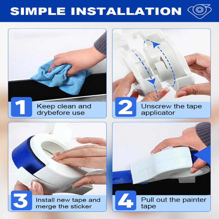 Easy Seam Tape Sticker Machine-Clean Paint Edges Without Effort