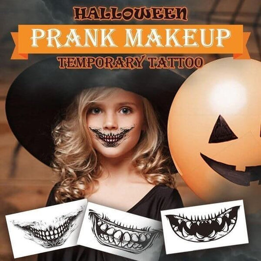🔥Halloween's hottest items - Halloween prank makeup temporary tattoo