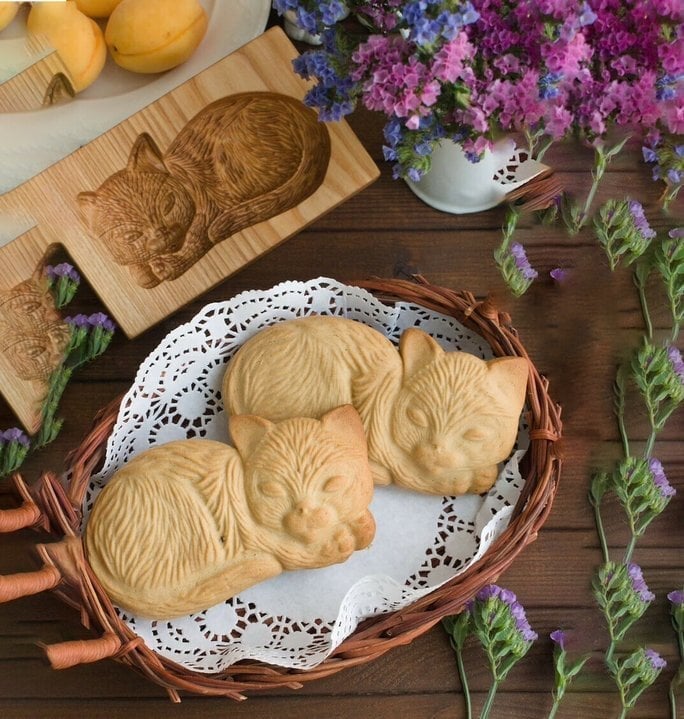 💥This week's specials - Wood Grain Cookie Knife - Cookie Embossing Mould