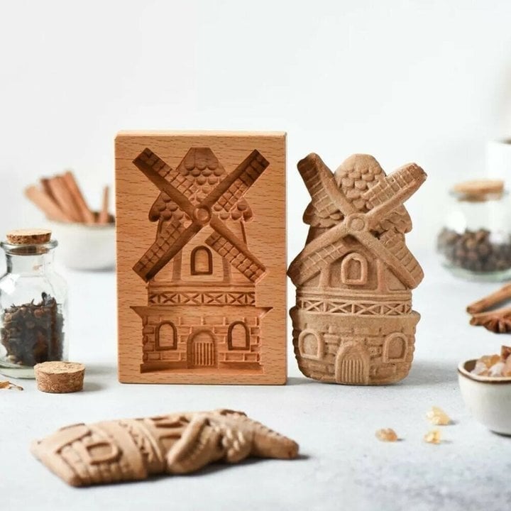 💥This week's specials - Wood Grain Cookie Knife - Cookie Embossing Mould