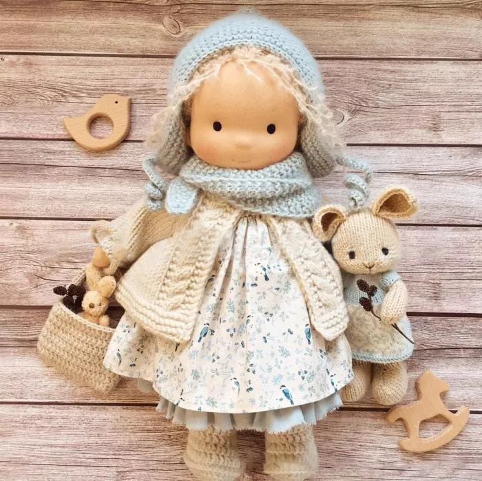 Jcpnneys - The Best Gift for Kids-Handmade Waldorf Doll👧