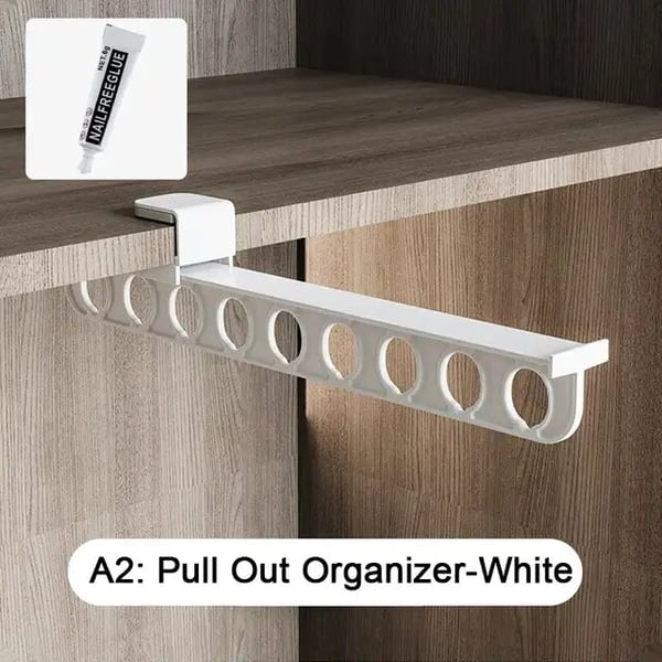 Jcpnneys - Intelligent pull-out slide trouser rack: a new solution for space utilization in the closet