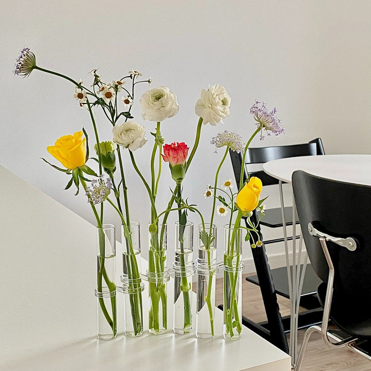 Jcpnneys - Hinged flower vase (6 pcs/8 pcs)