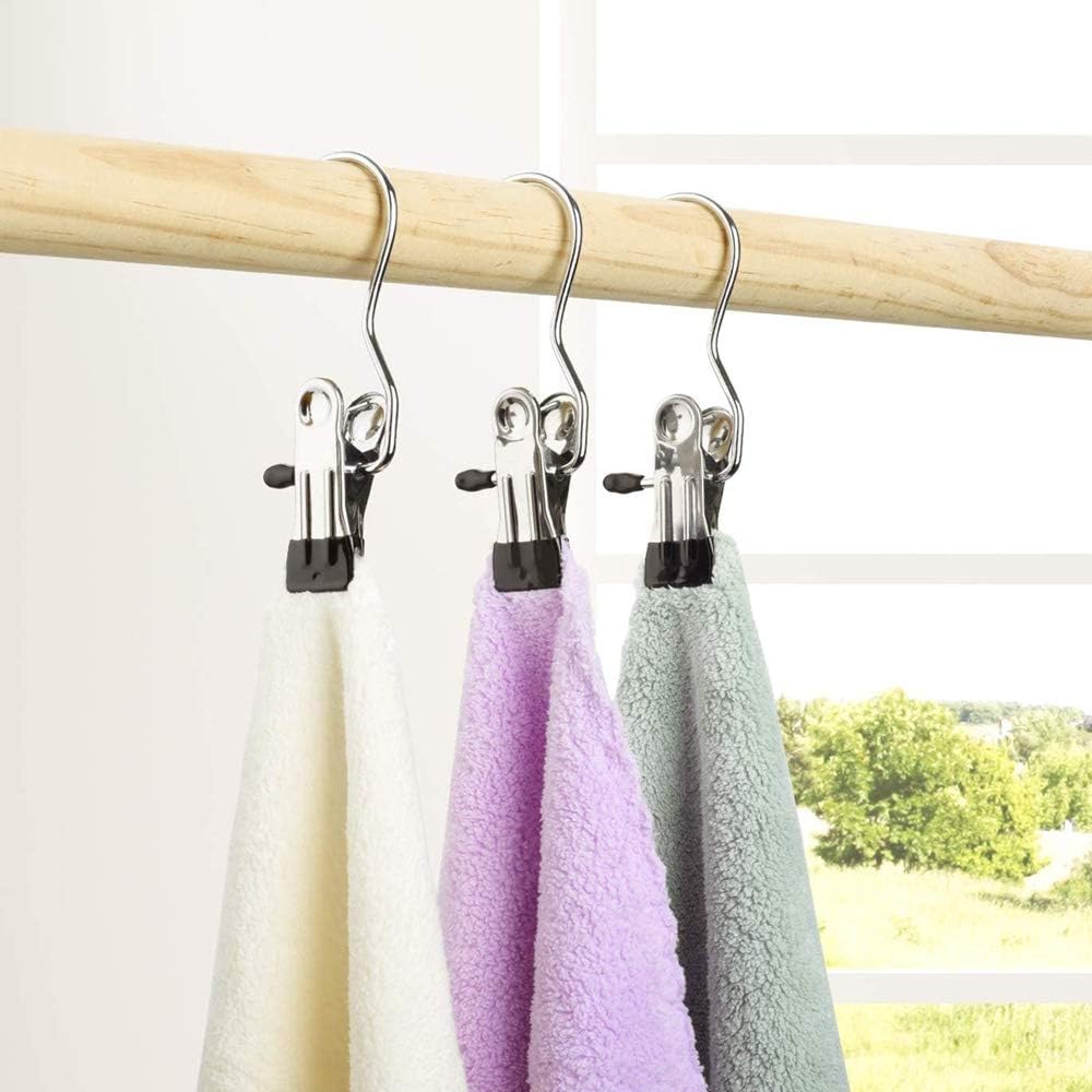Jcpnneys - Anti-rust Clip Space-saving Clothespin Hat Pants Storage Hanging Travel Hook