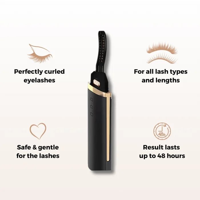💓Eyelash Curler-Rechargeable heated eyelash curler