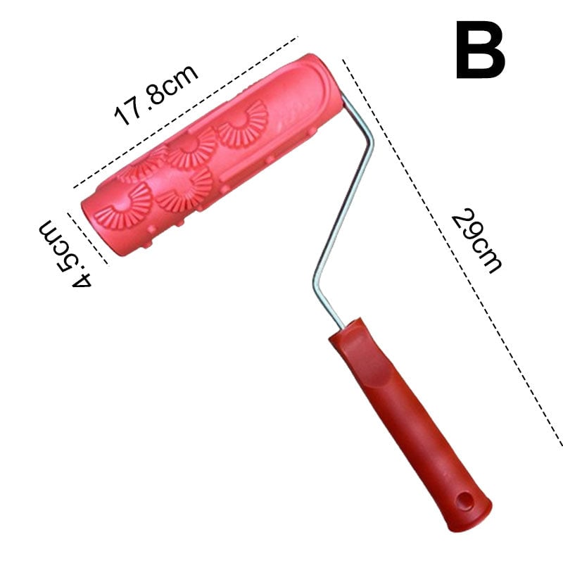 💥💥New products 52% OFF💥embossing texture pattern paint roller for wall decoration