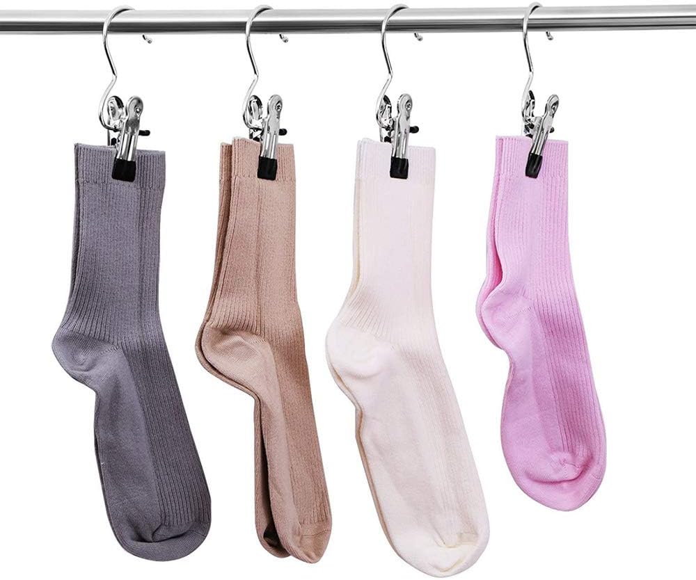 Jcpnneys - Anti-rust Clip Space-saving Clothespin Hat Pants Storage Hanging Travel Hook