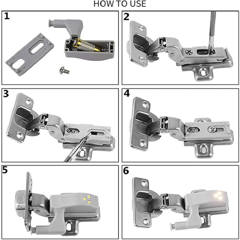 💥Special sale - Inner Hinge LED Sensor Light For Kitchen Bedroom