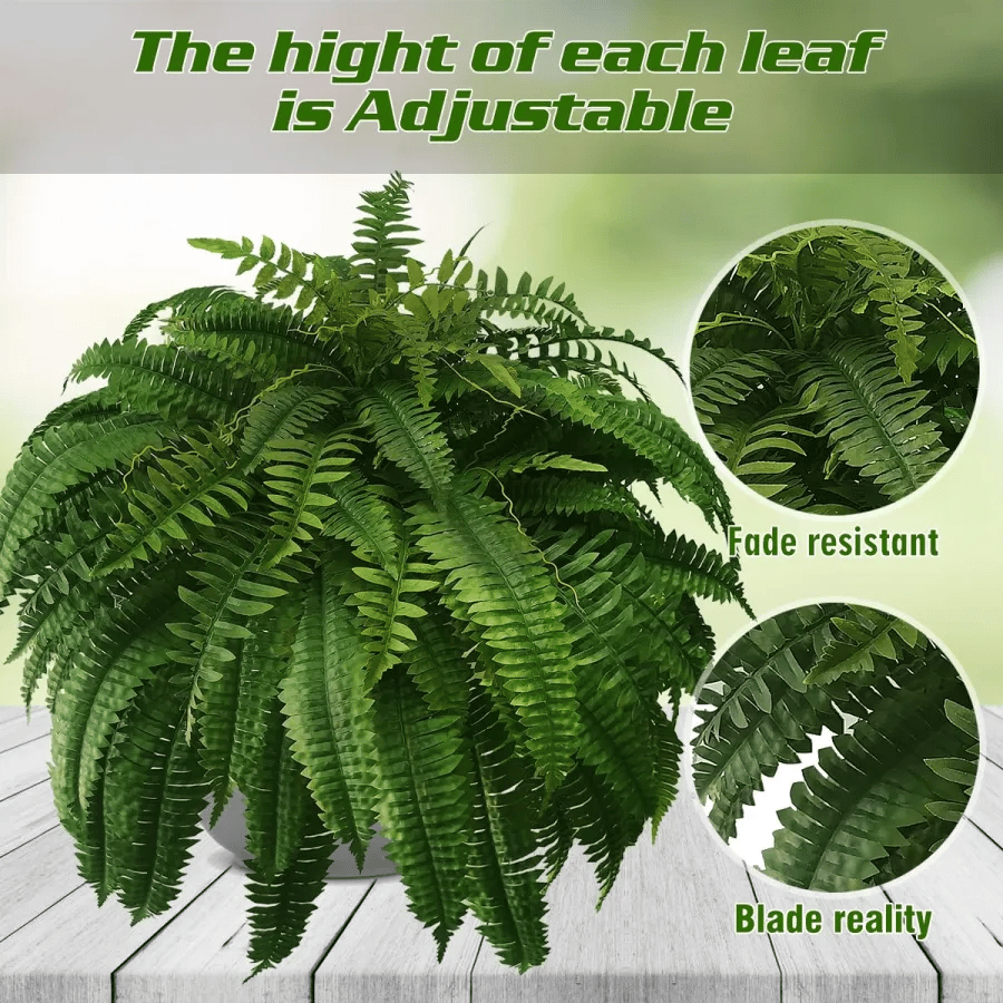 💥This Week's Special Price $21.89🌺UV Resistant Lifelike Artificial Boston Fern