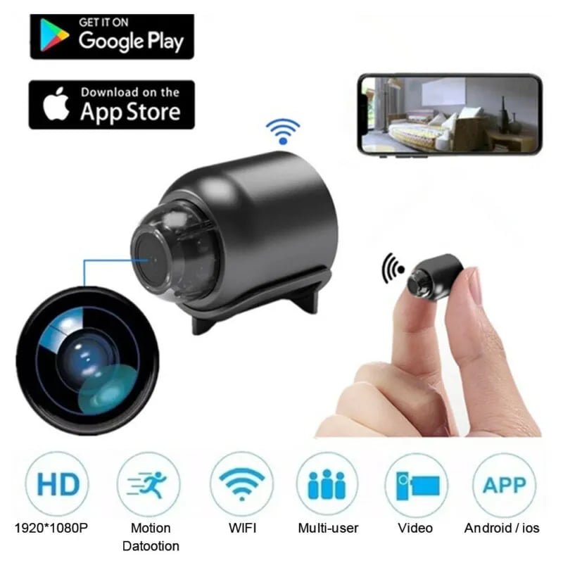 Jcpnneys - Mini 5G Wireless Wifi Camera 1080P HD