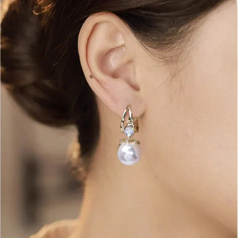 🎊Women's Sparkling Pearl Earrings