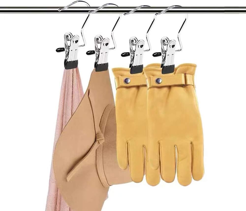 Jcpnneys - Anti-rust Clip Space-saving Clothespin Hat Pants Storage Hanging Travel Hook