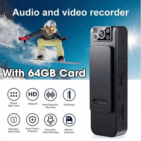 Jcpnneys - Portable HD 1080P Noise Reduction Camera
