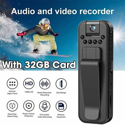 Jcpnneys - Portable HD 1080P Noise Reduction Camera