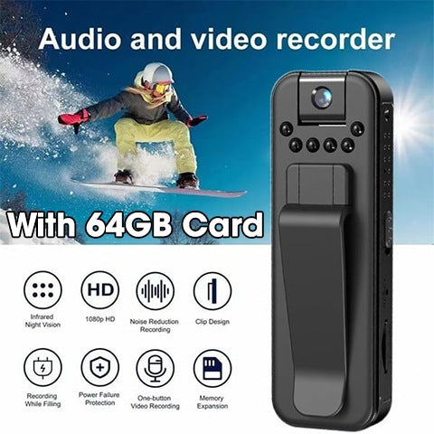 Jcpnneys - Portable HD 1080P Noise Reduction Camera