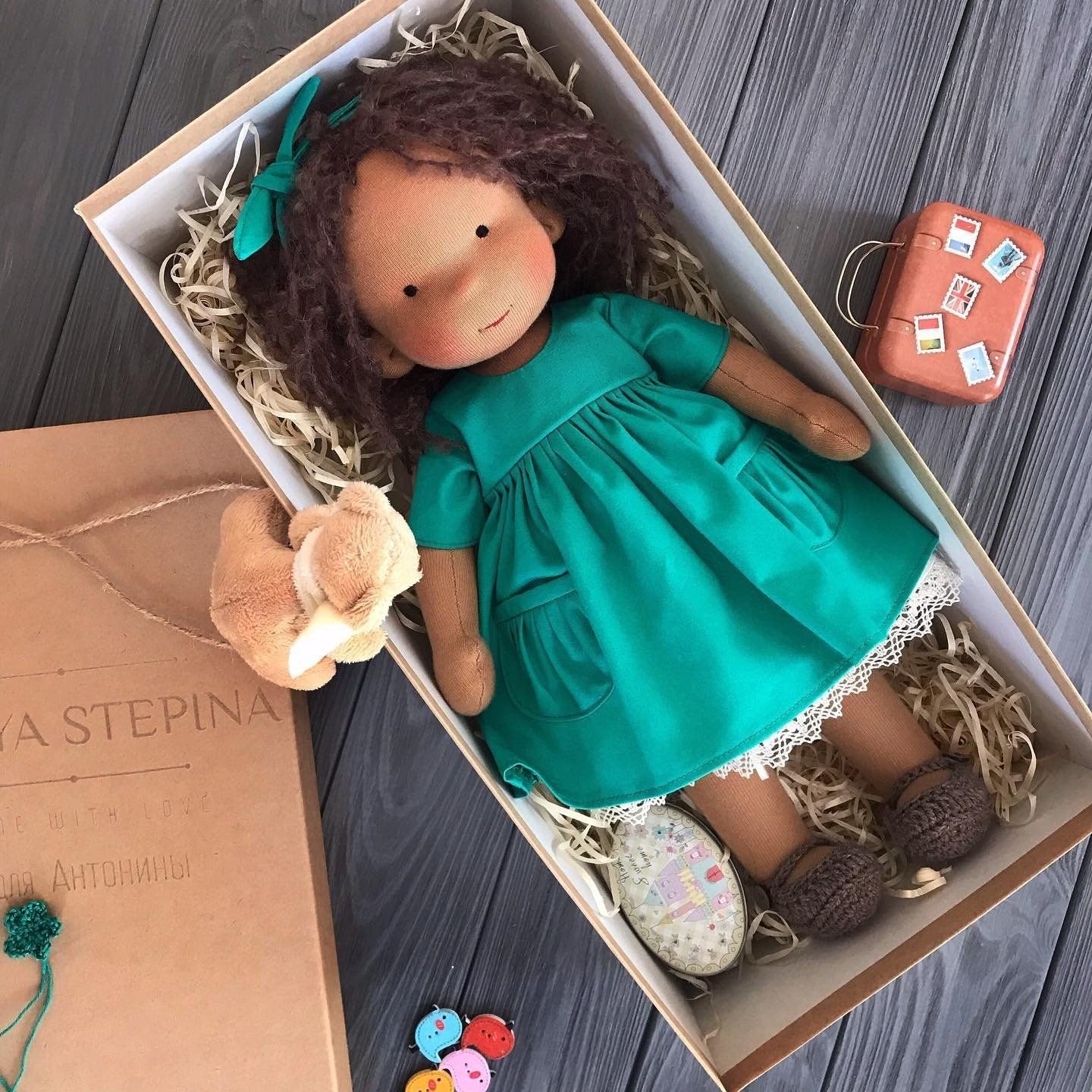 Jcpnneys - The Best Gift for Kids-Handmade Waldorf Doll👧