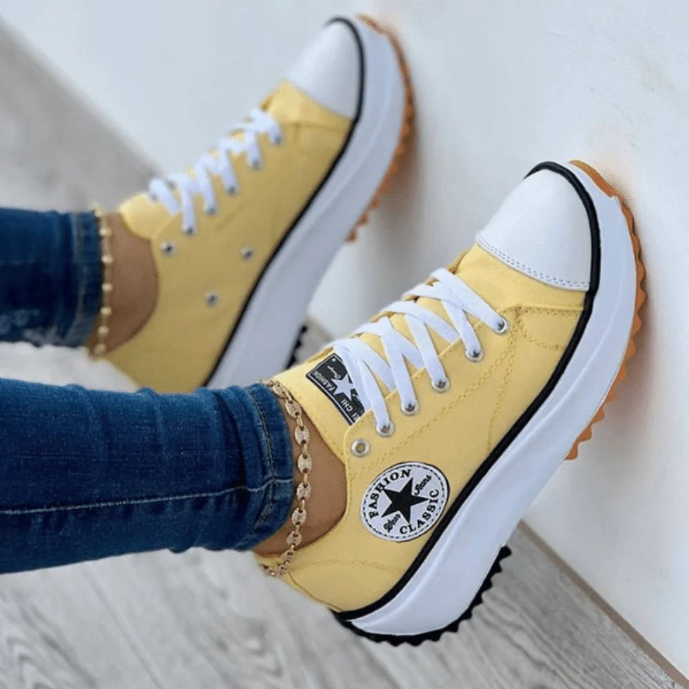 CANVAS SHOES WOMEN FASHION TRAINERS