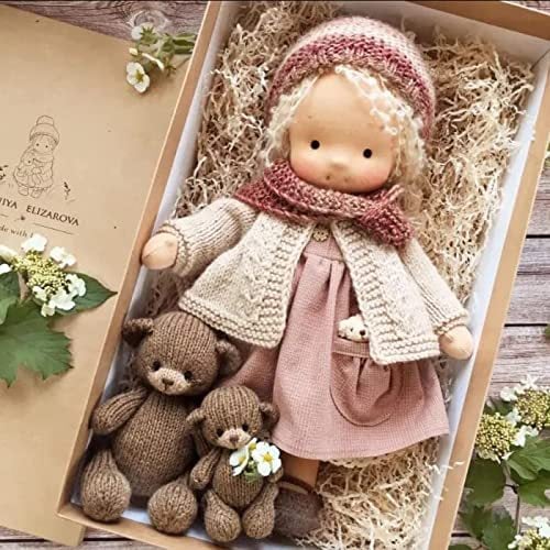 Jcpnneys - The Best Gift for Kids-Handmade Waldorf Doll👧