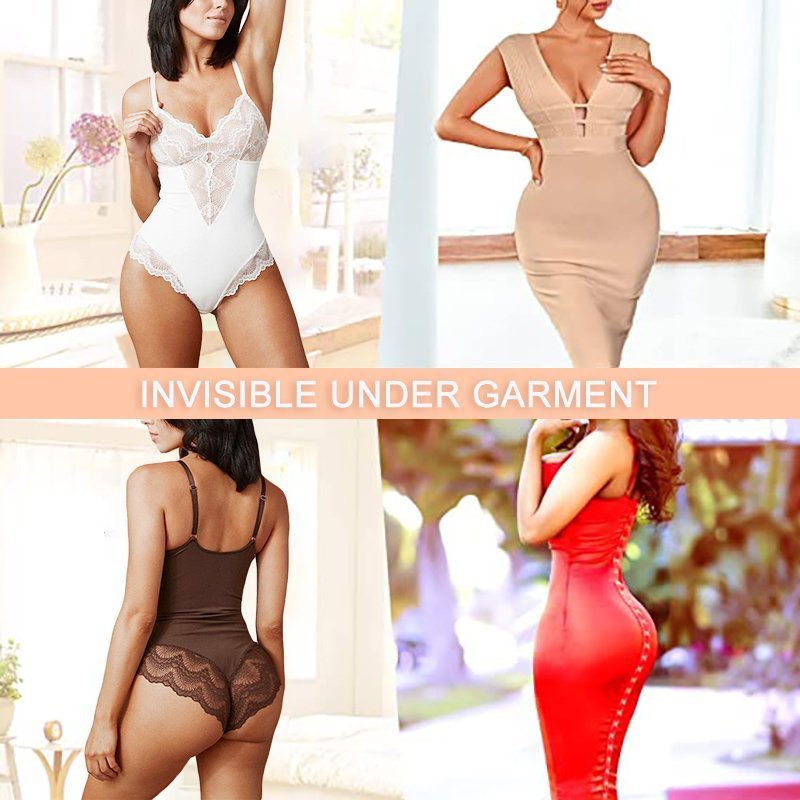 Summer Sexy Lace Tummy Control Bodysuit