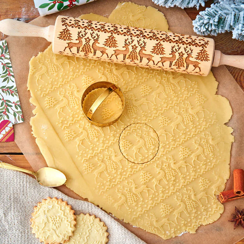 Jcpnneys - Christmas Wooden Rolling Pins