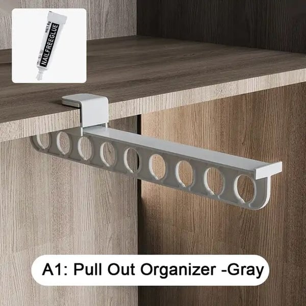 Jcpnneys - Intelligent pull-out slide trouser rack: a new solution for space utilization in the closet