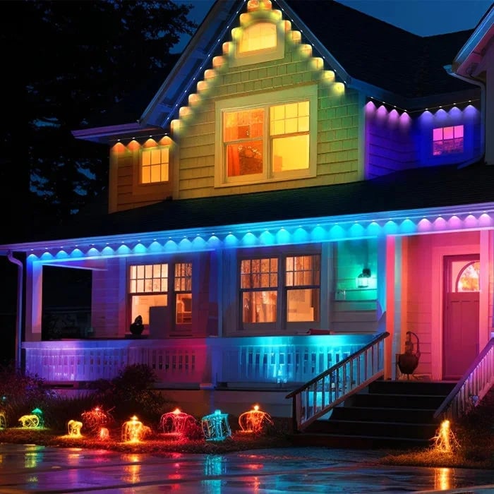 Jcpnneys - Smart Rainbow LED Permanent Outdoor Light