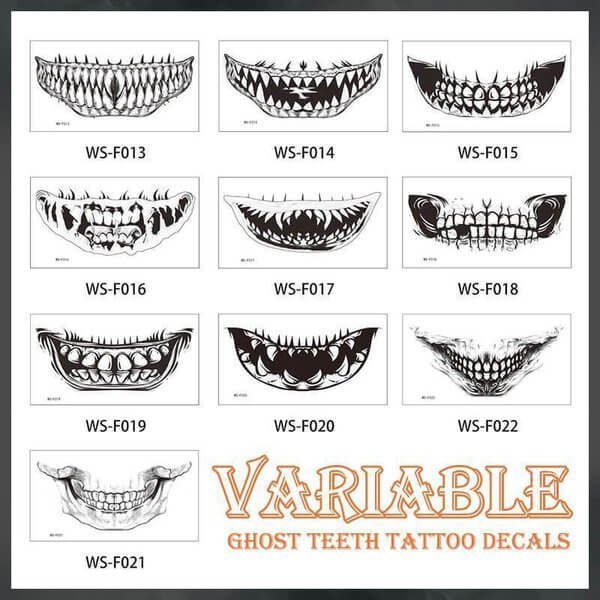 🔥Halloween's hottest items - Halloween prank makeup temporary tattoo