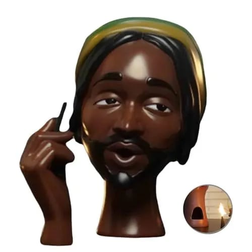Jcpnneys - Head Incense Burner Black Woman