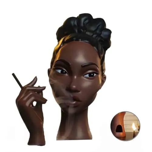 Jcpnneys - Head Incense Burner Black Woman