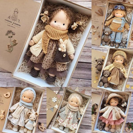 Jcpnneys - The Best Gift for Kids-Handmade Waldorf Doll👧