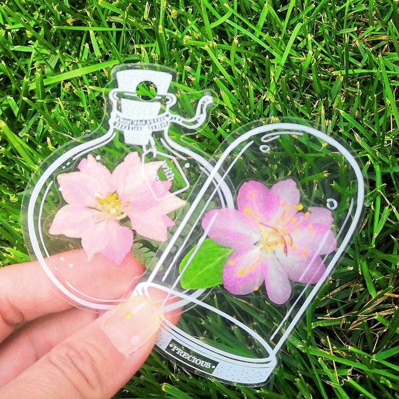💐Collect Spring 💐-Dried Flower Bookmark Set