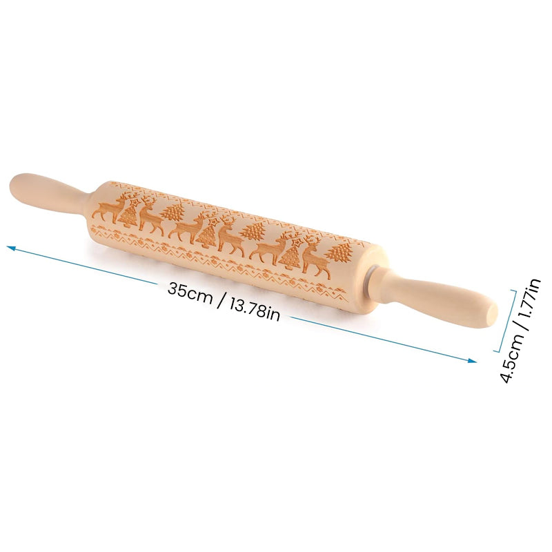 Jcpnneys - Christmas Wooden Rolling Pins