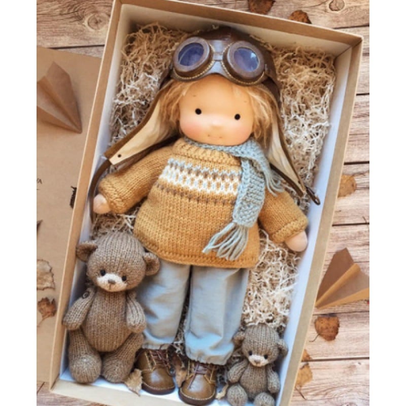 Jcpnneys - The Best Gift for Kids-Handmade Waldorf Doll👧