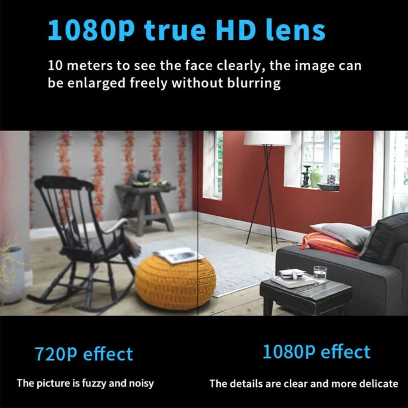 Jcpnneys - Mini 5G Wireless Wifi Camera 1080P HD