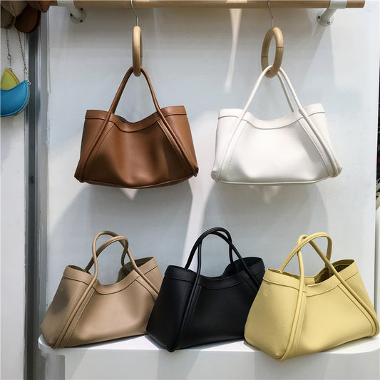 Portable large capacity shoulder crossbody tote bag