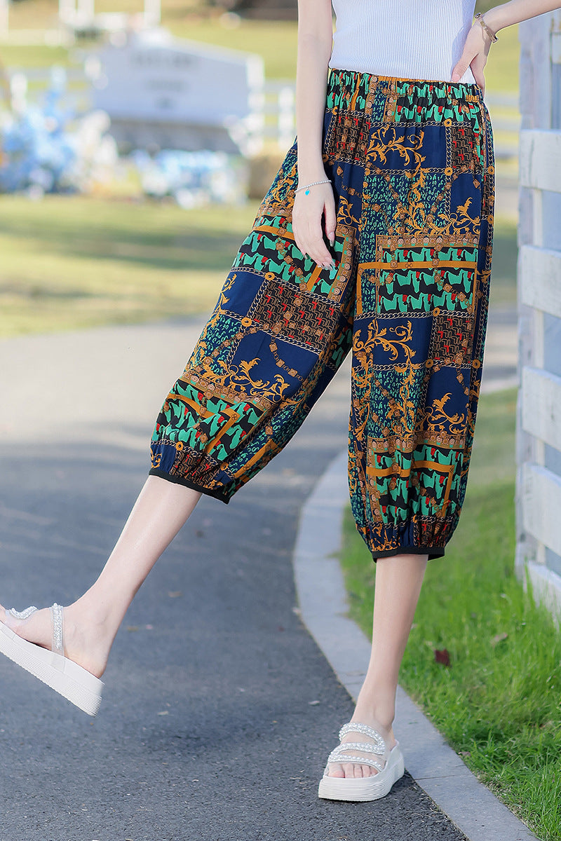 Women's casual beach pants bloomers