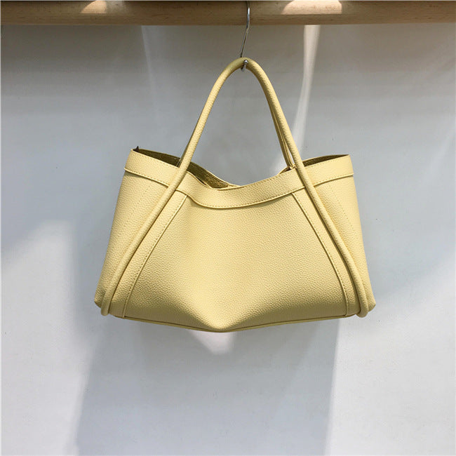 Portable large capacity shoulder crossbody tote bag