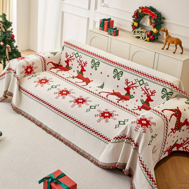 Jcpnneys - christmas themed sofa cover